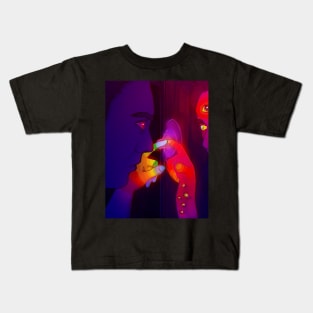 Psychedelic Self-Portrait 2 (GIF) Kids T-Shirt